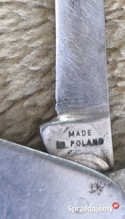 Zabytkowy scyzoryk składany polski Gerlach lata Radomsko