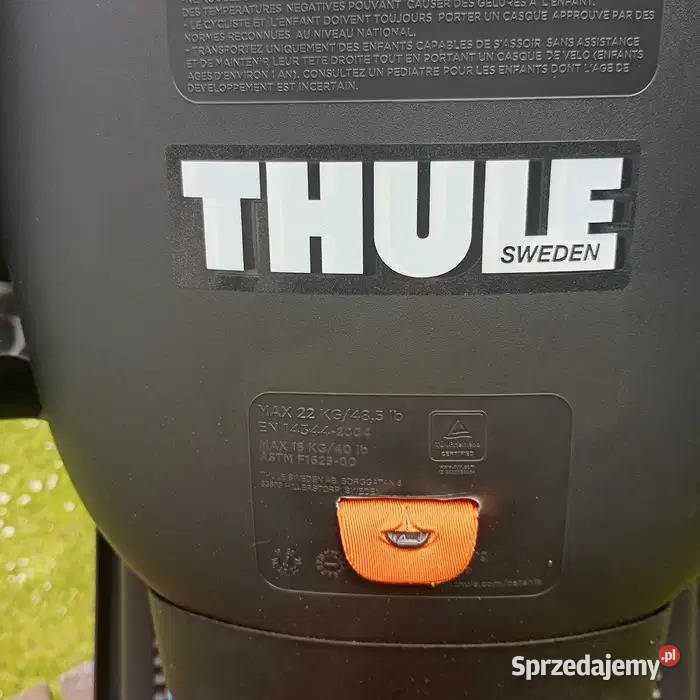 Fotelik Rowerowy Thule RideAlong Nowy Nieużywany Wrocław