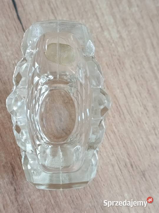 Kryształowy wykałacznik Bohemia wazonik Choszczno