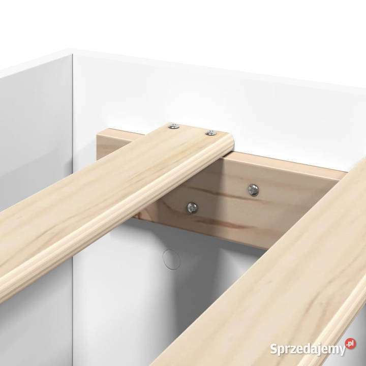 Rama łóżka biała materiał drewnopochodny 140x200 Warszawa sprzedam
