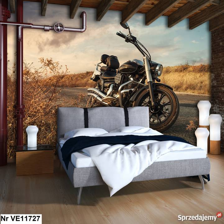 Tapeta fototapeta motor motocykl harley wielkopolskie