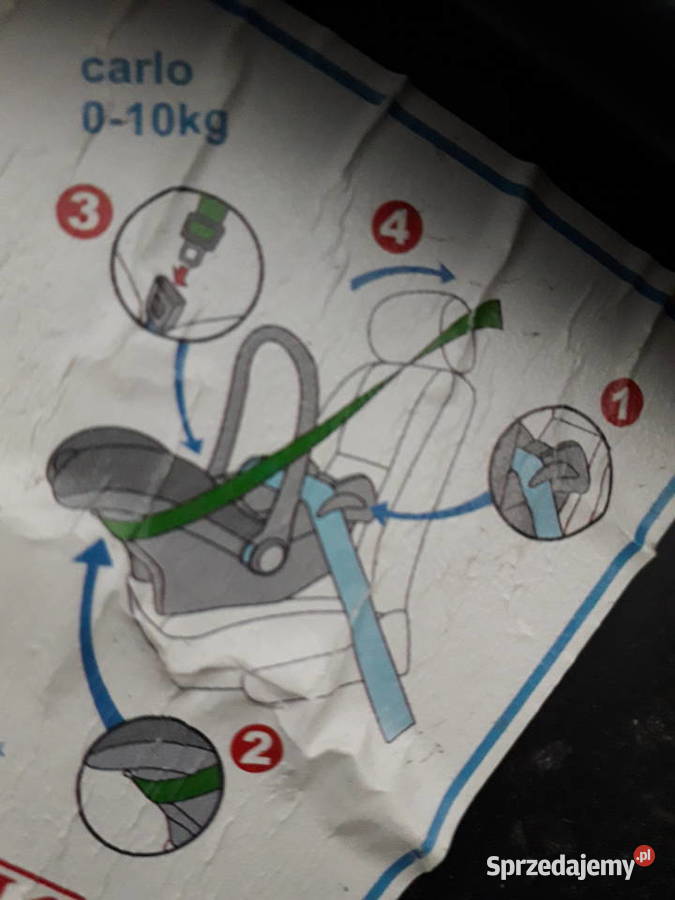 Fotelik samochodowy maluszka 100 0 - 13 kg Konin
