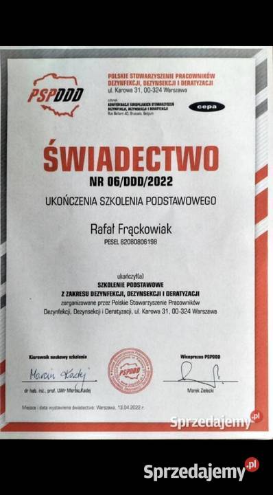 Zwalczanie Pluskwy i innych szkodników Wołów