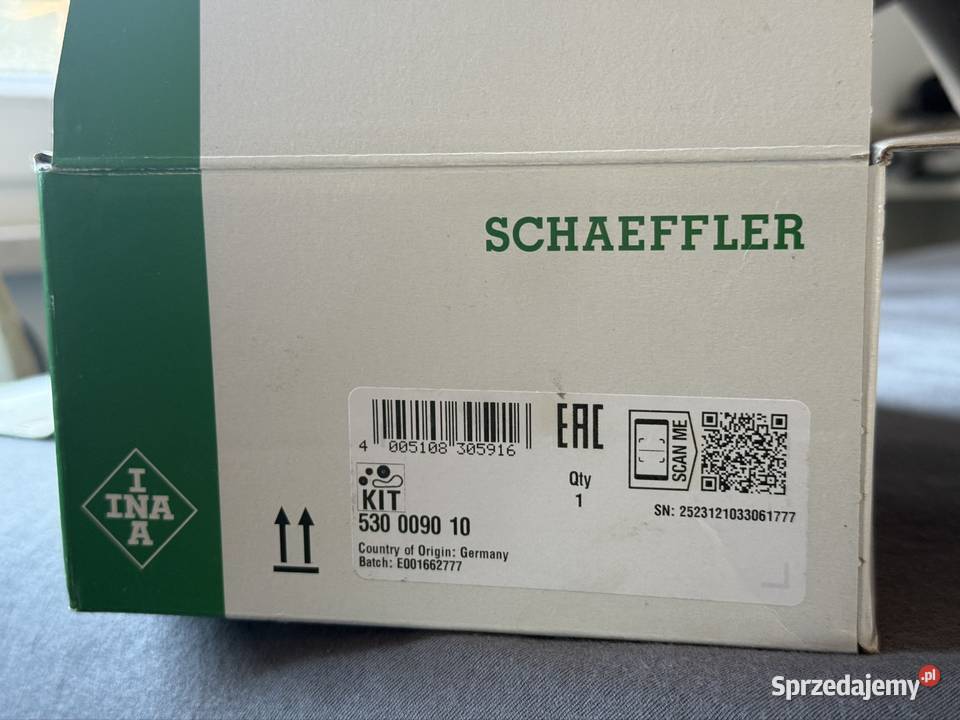 Oryginalny rozrząd INA 530 0090 10 Swarzędz