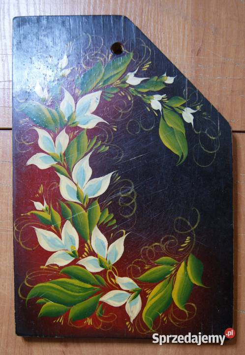 Deseczka dekoracyjna motyw kwiatowy Parczew