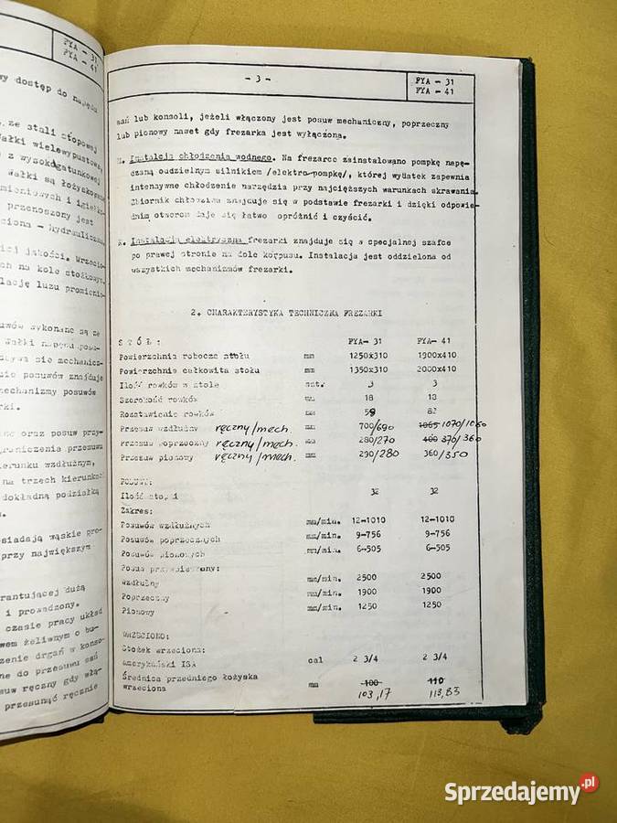 Frezarka pionowa FYA31 Wola Kopcowa sprzedam