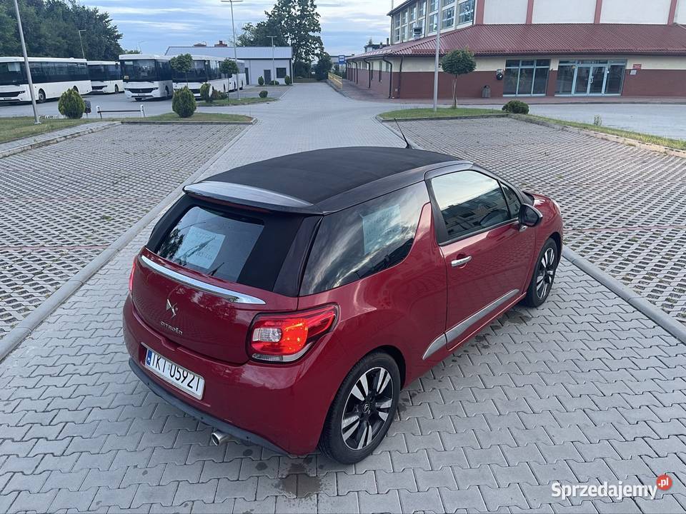 Citroen DS3 SoChic 16 eHDI Cabrio automat świętokrzyskie Brzezinki sprzedam