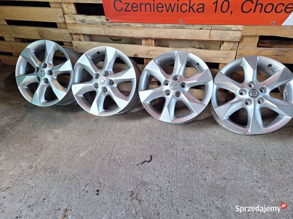 Alufelgi 5x1143 17 ET47 NISSAN JUKE LEAF PULSAR kujawsko-pomorskie Choceń