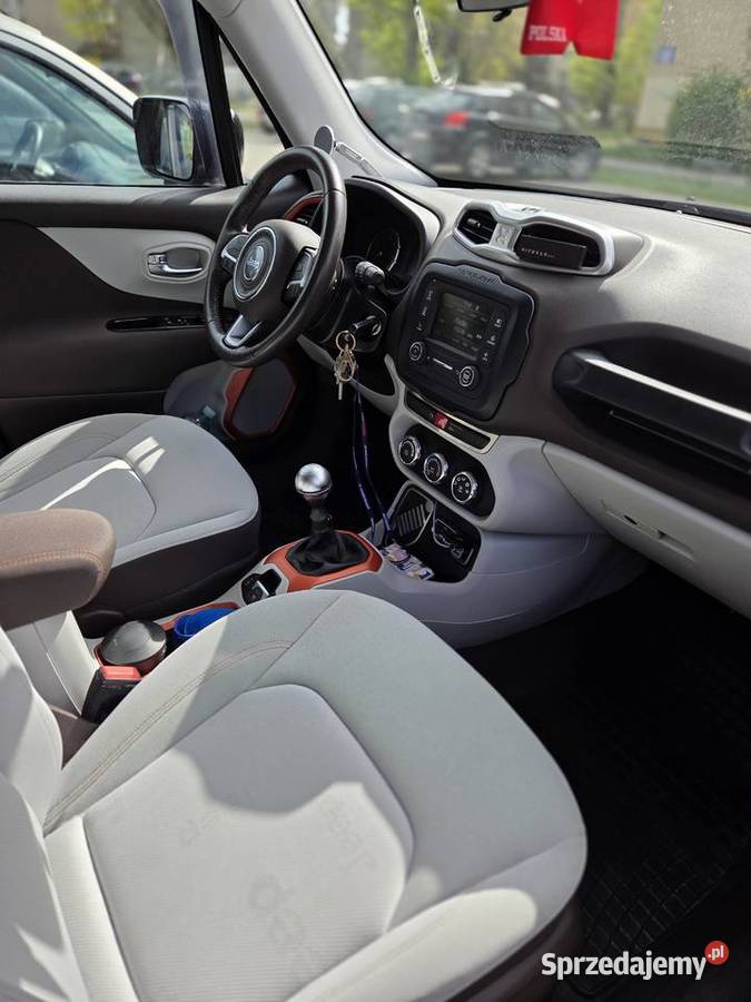 JEEP RENEGADE SPRZEDAM model LONGITUDE 16 benzyna Motoryzacja mazowieckie Warszawa