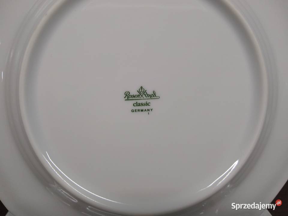 Talerz płytki Rosenthal Biała Maria Classic Kalisz