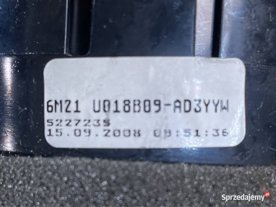 6M21U018809 kratka nawiewu Ford Mondeo mk4 zachodniopomorskie Szczecin
