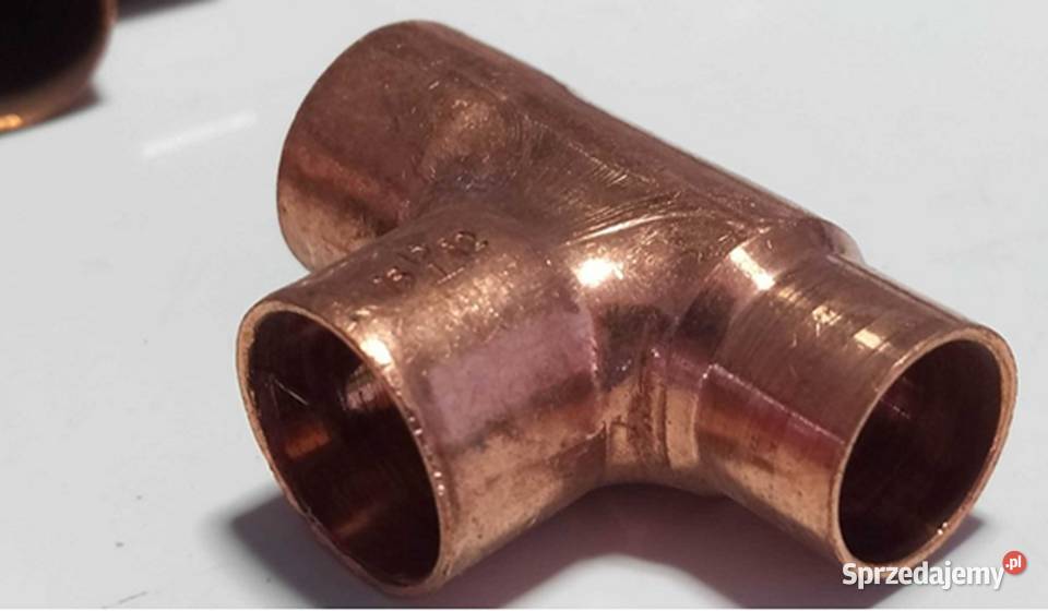 Trójnik redukcyjny 15x15x12 miedziany 50 Hydraulika i armatura Kalisz