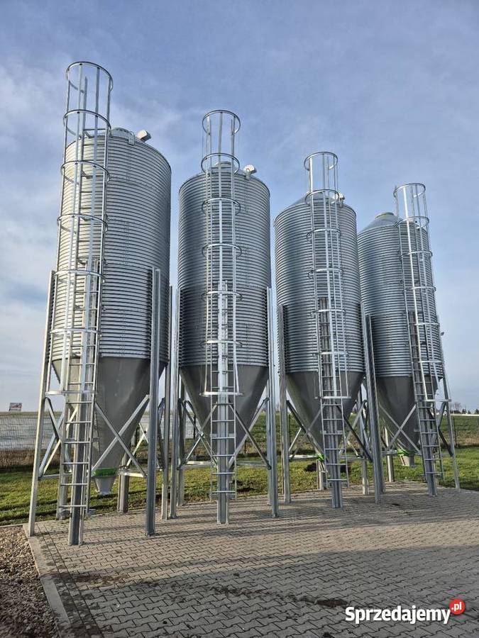 Silos paszowy o pojemności 1281 T Zbiorniki