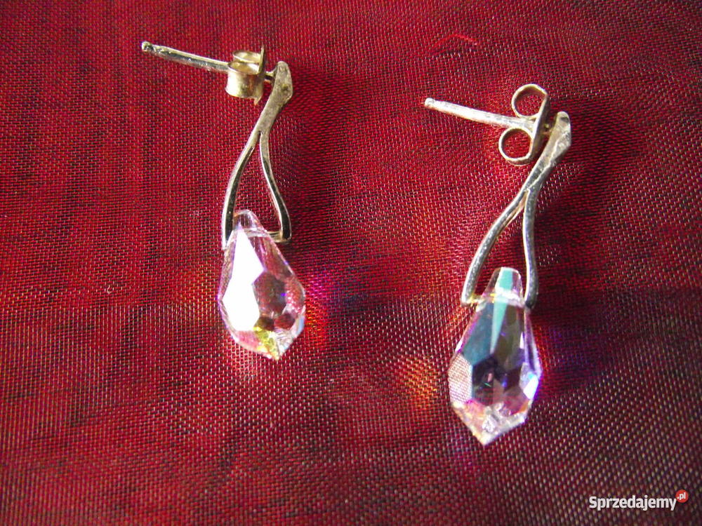 SREBRNY BIŻUTERII Z KRYSZTAŁAMI SWAROVSKI Naszyjniki Piła