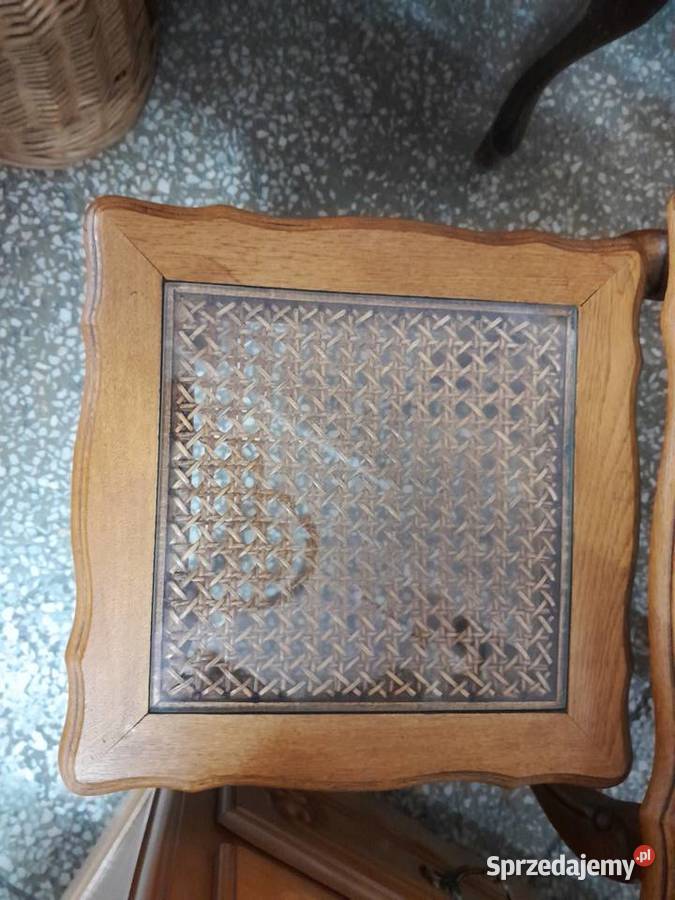 Trojaki stoliczki ludwikowskie Oleśnica