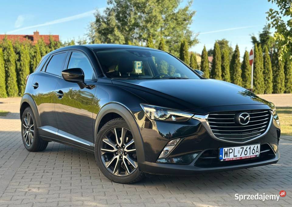 Mazda CX3 SKYAKTIVD 105FWD ExclusiveLine centralny zamek Płock sprzedam