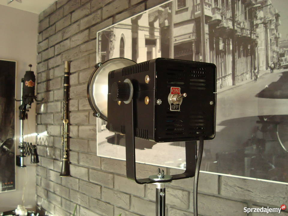 Lampa na statywie reflektor Loft Industrial Leszno