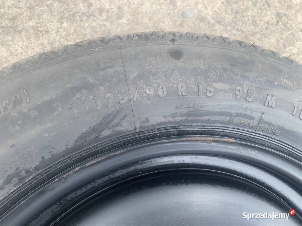 Koło zapasowe 16 dojazdówka 5x108 Ford citroen Samochodowe Szczecin sprzedam