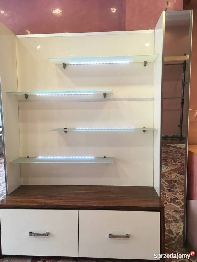 wyposażenie sklepu obuwniczego regał półka TANIO śląskie Żywiec