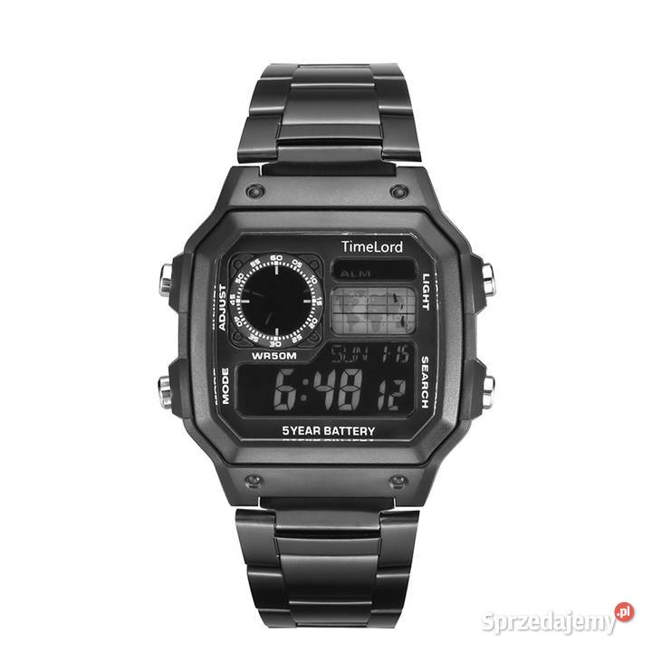 Zegarek elektroniczny na bransolecie CASIO MAPKA mazowieckie Warszawa