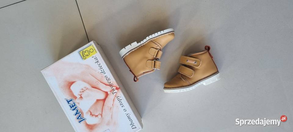 Traper rozmiar 21chłopięce skórzane Jamet Kosakowo