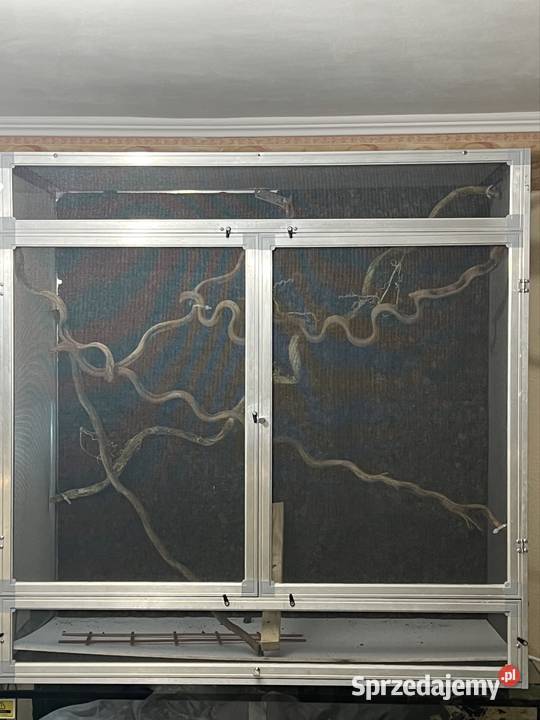 Terrarium z siatki 100x50x100 kameleona DUŻE