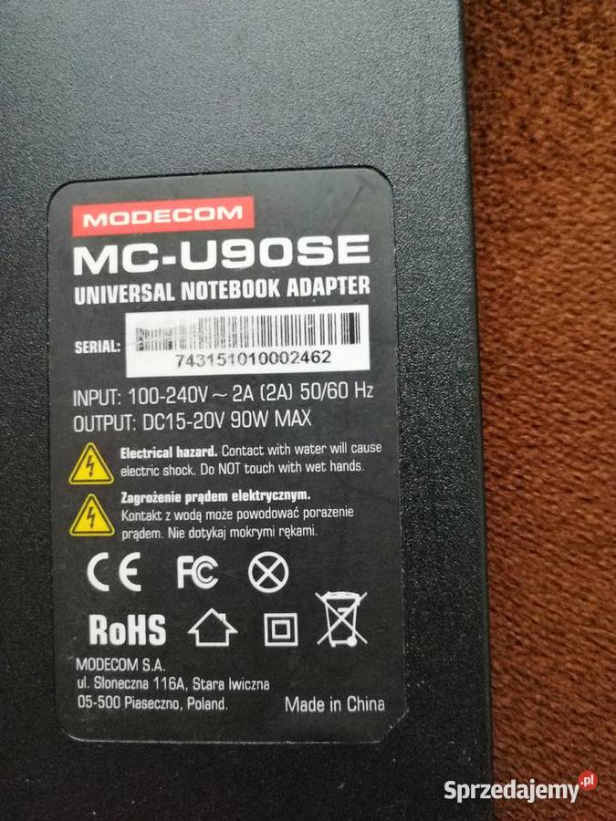ZASILACZŁADOWARKA MODECOM 90W Warszawa