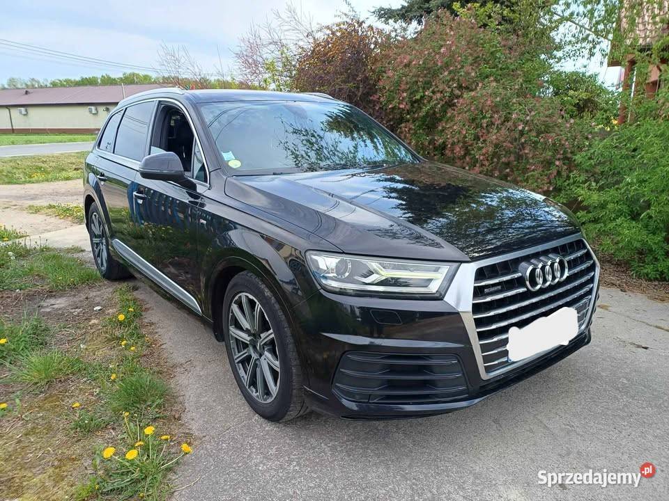 Audi Q7 30 TDI SLine 272 uszkodzony mazowieckie Pacyna