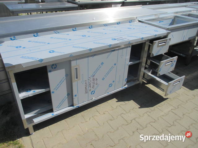 Stół Gastronomiczny Drzwi Suwane Szuflady 2 Ostrów Wielkopolski sprzedam