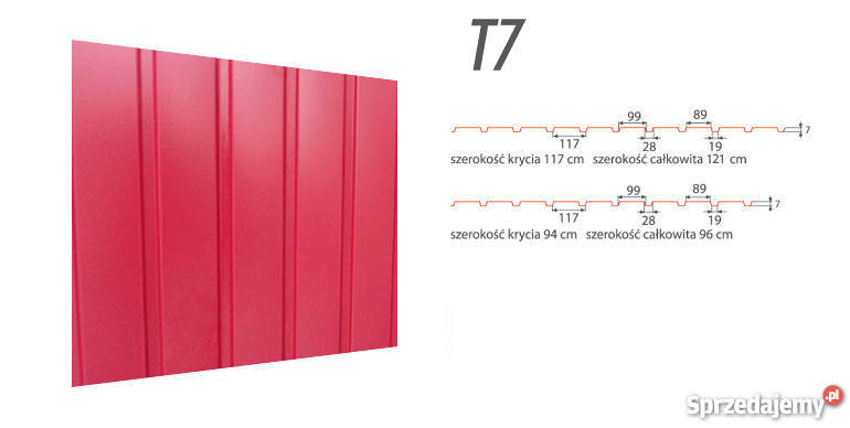 BLACHA TRAPEZOWA T18 T7 BLACHODACHÓWKA Karmanowice sprzedam