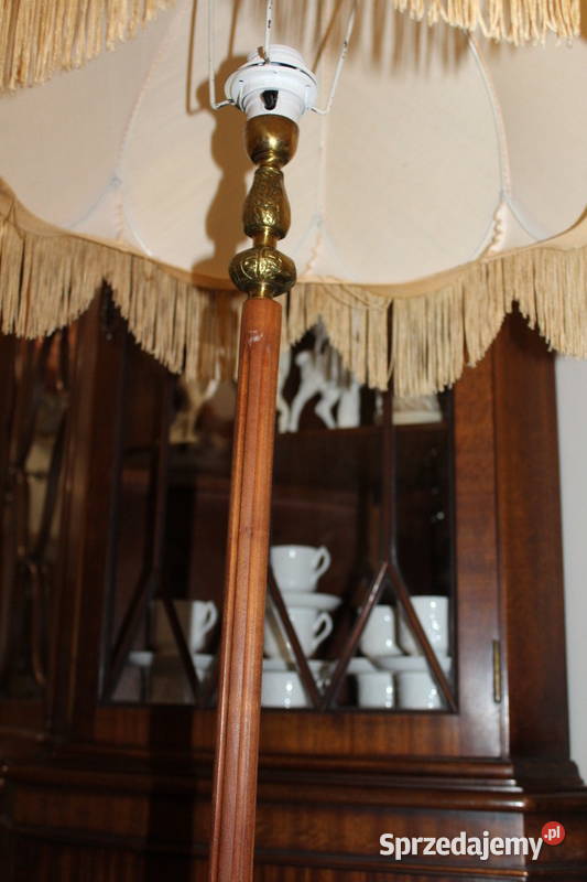 Drewniana lampa podłogowa na lwich łapach 113 zachodniopomorskie Szczecin