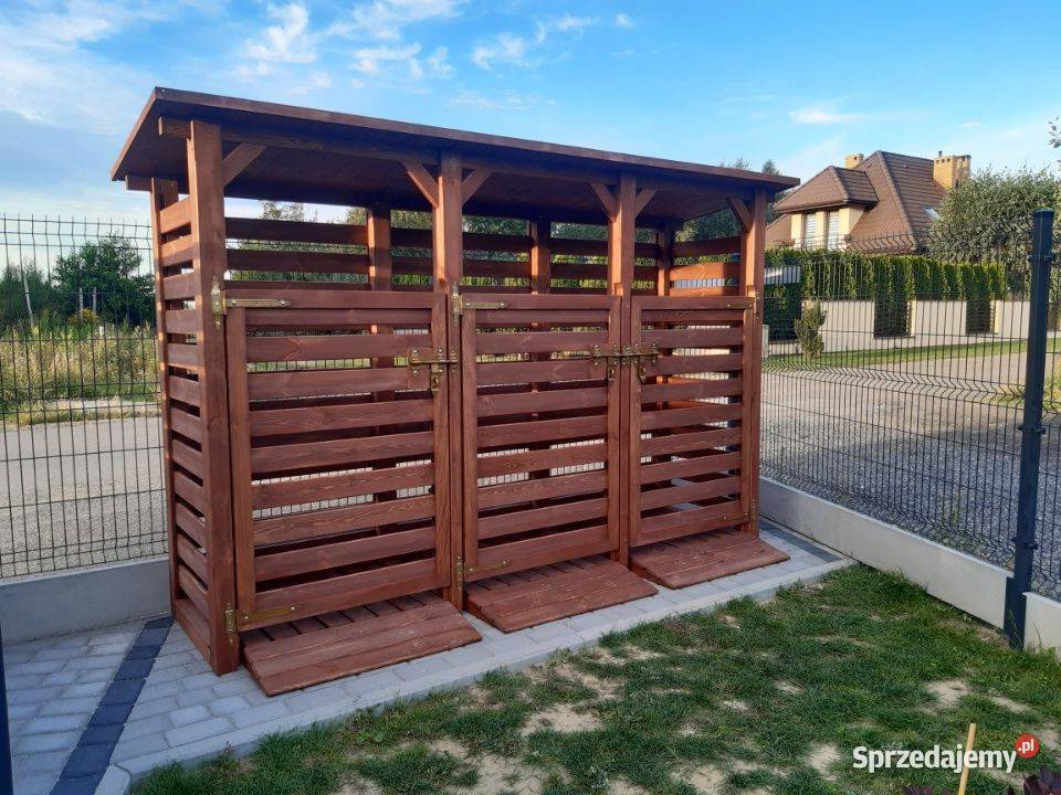 Zabudowa na kosze miejsce do segregacji z dachem Kalety sprzedam