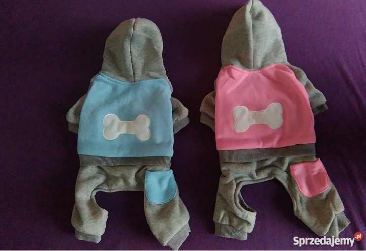 Ciepły dres pieska psa kość bluza spodnie S M śląskie Katowice