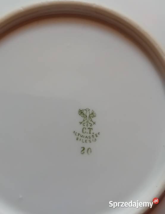 Fliliżanka duo Carl Tielsch Altwasser wzór Koźminek