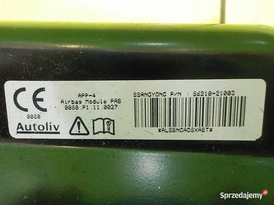 INSIGNIA A LIFT 15r AIRBAG poduszka pasazera osobowe Suków