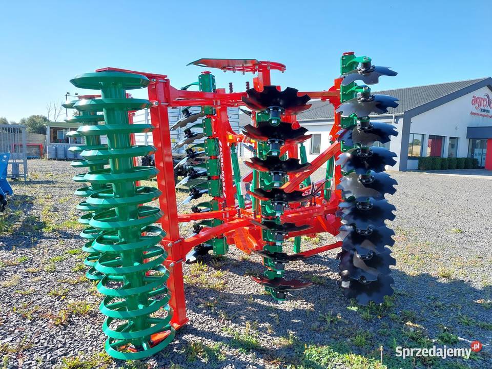 Brona talerzowa 4 m H z wałem daszkowym Olesno