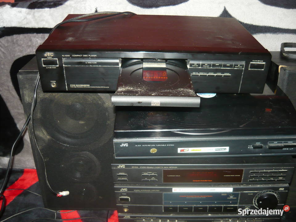 zestaw stereo jvc gramofon ale31 cd xlv242 deck podlaskie Białystok