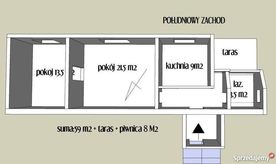 Sprzedam mieszkanie w Jezioranach warmińsko-mazurskie Jeziorany