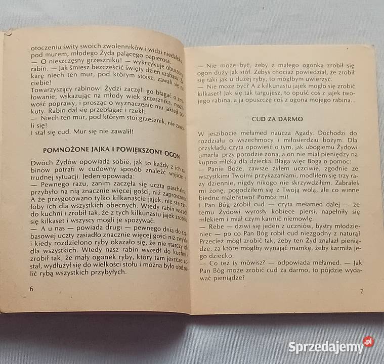 Judaica Mieczysław Jewerbaum Same cuda żydowskie Koźminek sprzedam