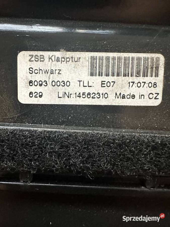 Schowek bagażnika E93 60930030 osobowe Będzin