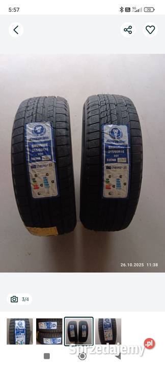 opony zimowe Nowe 21560r16 95h