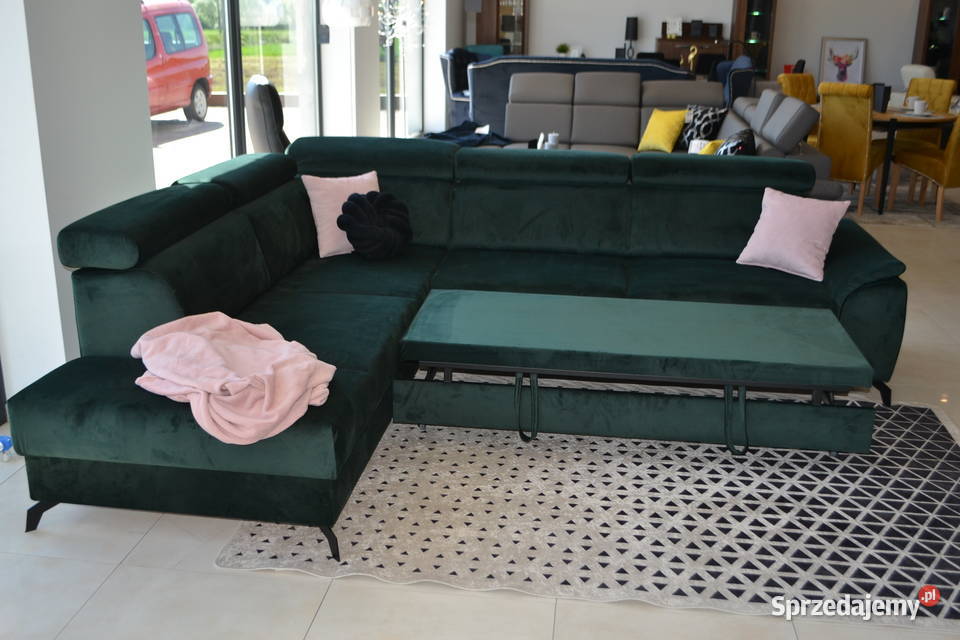 Nowoczesny Narożnik SIELLA tkanina Producent tkanina Łóżka, wersalki i sofy dolnośląskie Kobylniki