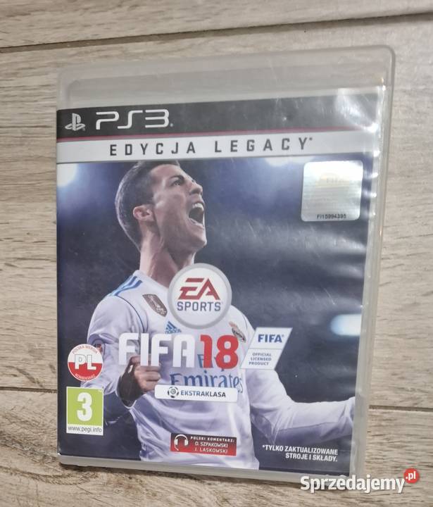 Gra FIFA 18 Edycja Legacy 3 PlayStation 3 Gry na konsole mazowieckie Żuromin