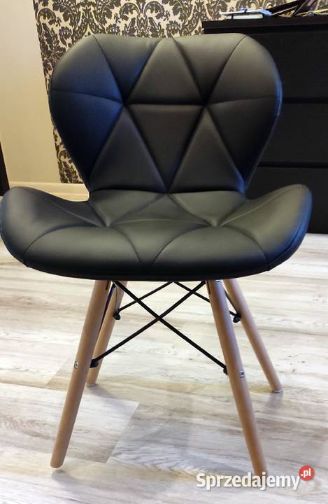 Krzesło skórzane biurkowe komputerowe kolor Malbork sprzedam