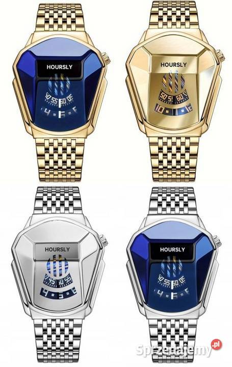 DIAMENT Nietypowy Męski Zegarek Złoto Srebro Rękodzieło śląskie Sosnowiec