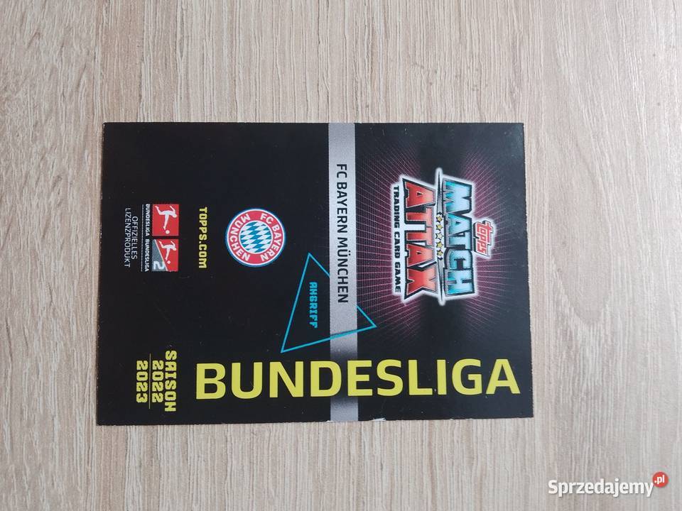 Karta piłkarska Thomas Muller bundesliga srebrna małopolskie Chrzanów