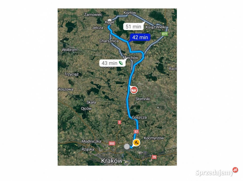 kDom 95 m działka 28 arów 40 min Krakowa Kępie
