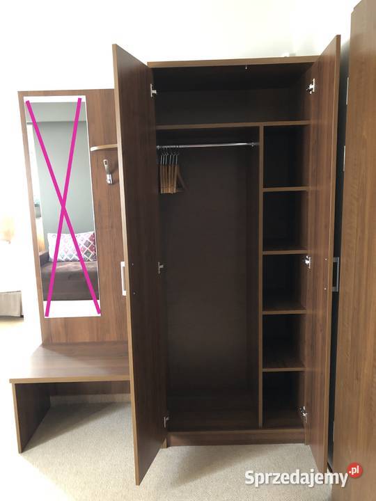 Szafa z bagażnikiem 80cm Pszczyna