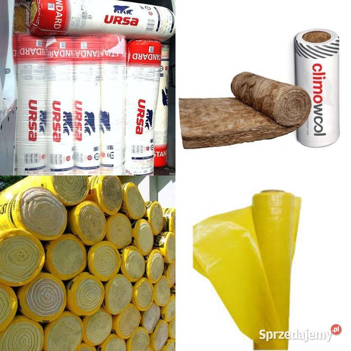 Wełna na poddasza ściany działowe garaże pomorskie Kiedrowice