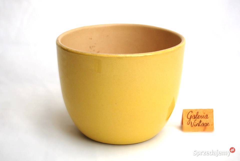 Osłonka ceramiczna żółta h 9 Lublin